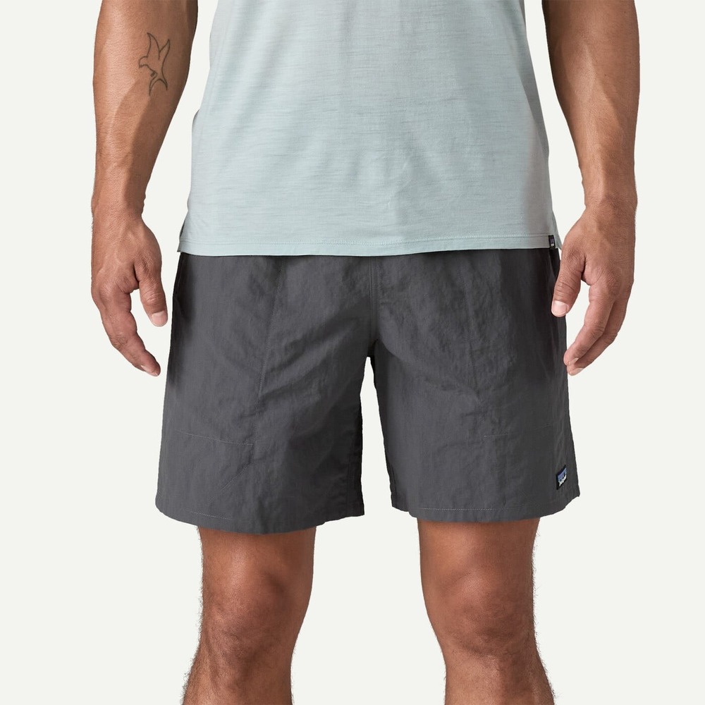 Patagonia Mens Shorts M Baggies Longs 7" Forge Grey Outdoor Gorpcore 58035